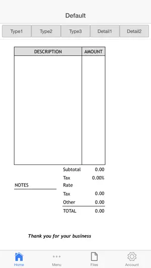 Auto Repair Invoice