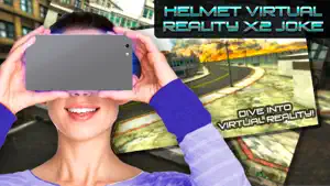 Helmet Virtual Reality X2 Joke