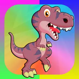 恐龙图画书2 - 恐龙动物绘制，上色和色彩教育全部免费，为孩子和幼儿一路高清游戏