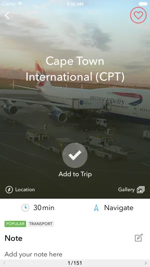 Africa Trip Planner, Travel Guide & Offline City Map for Johannesburg, Lagos or Cairo