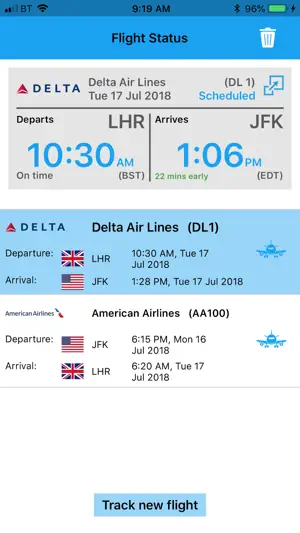 实时航班状态 - Flight Tracker App