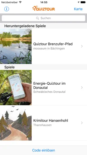 Die Quiztour-App