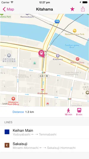 大阪铁路图 Lite