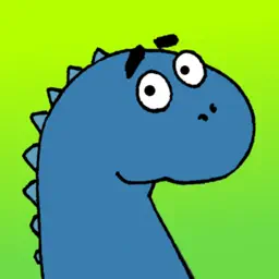 Blauer Dino